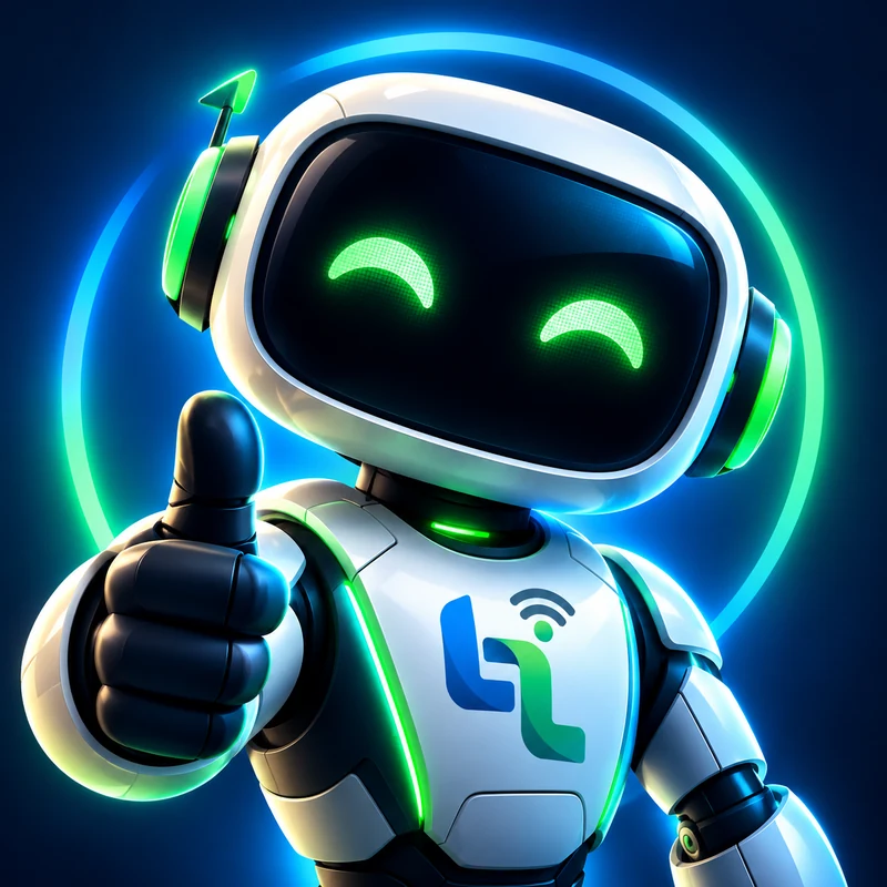 Link, Local Link's illustrated robot mascot